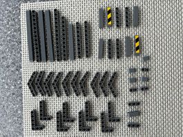 Lego Technik dunkelgraue runde Lochbalken LotZ