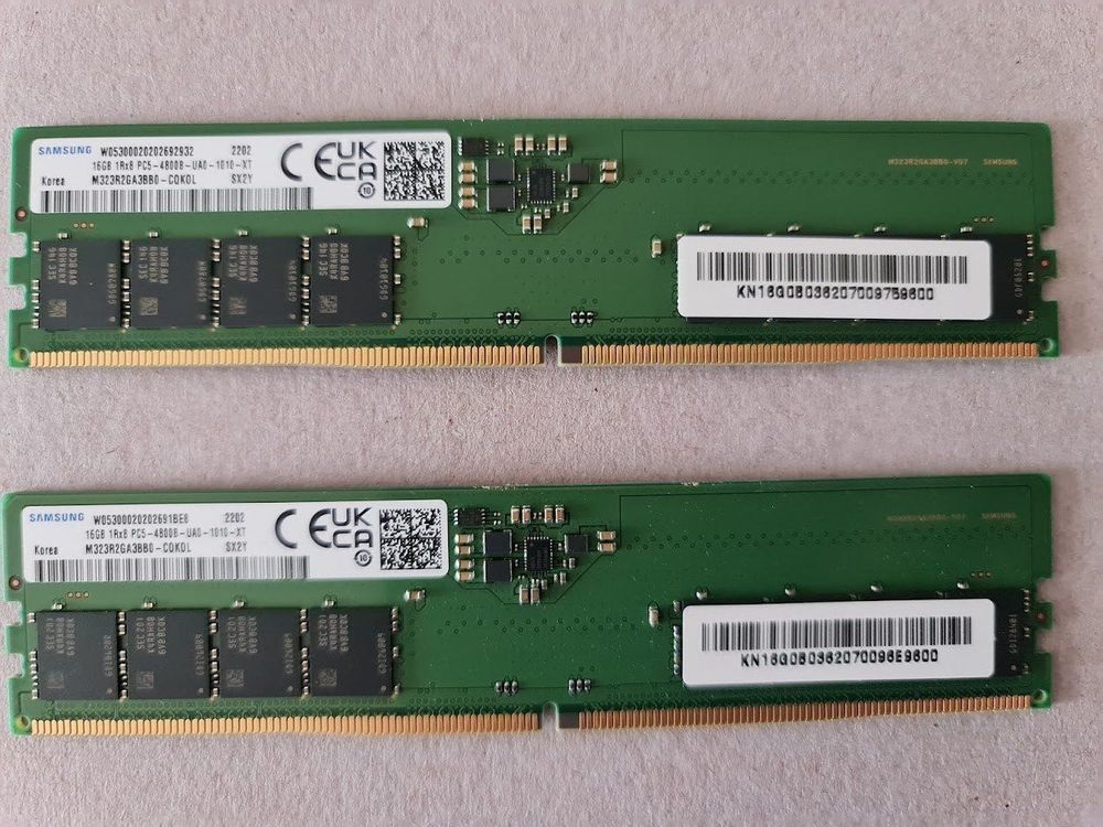 DDR5 RAM Samsung M323R2GA3BB0-CQK 2x 16GB DDR5-4800 | Kaufen auf Ricardo