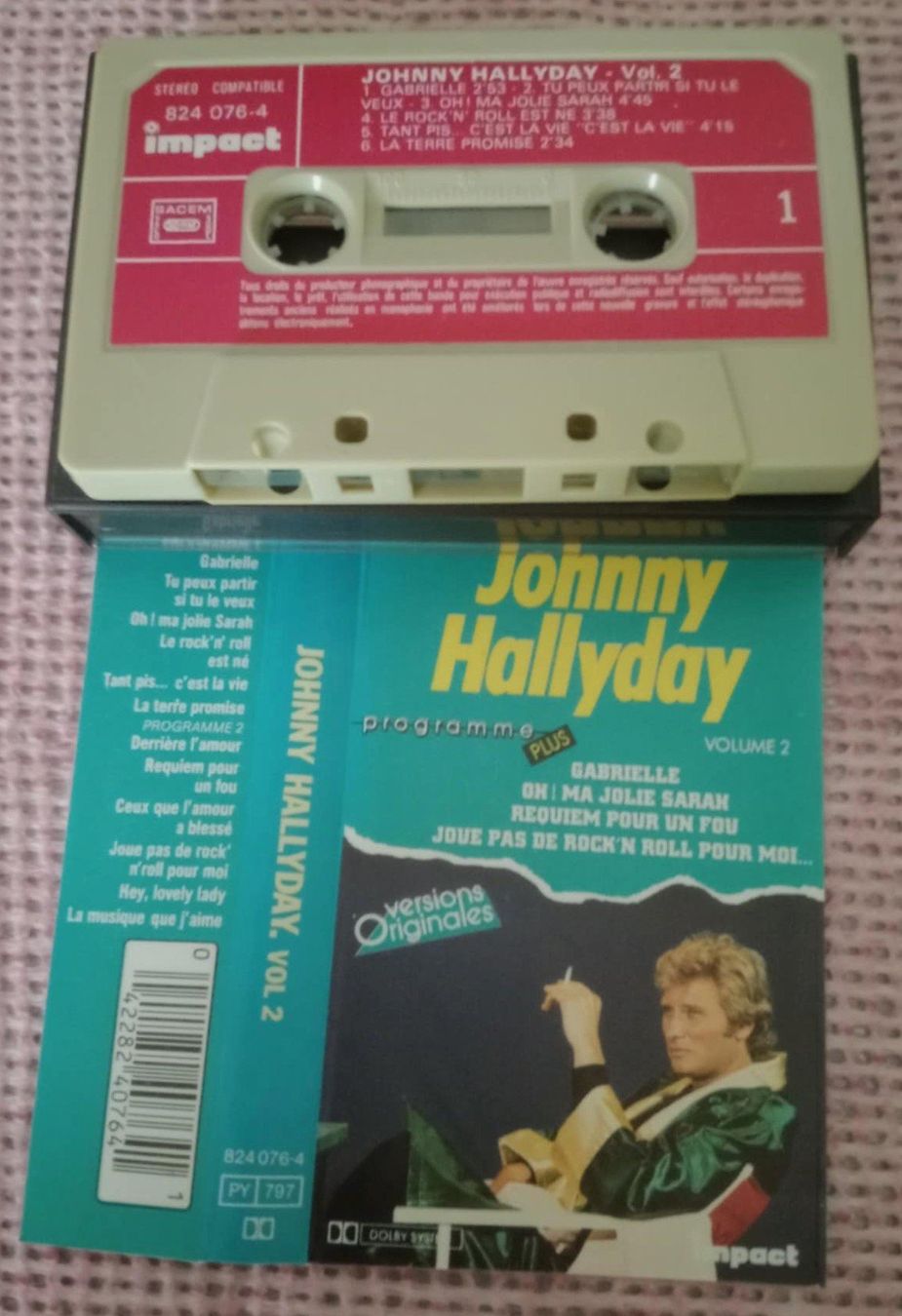 Kompaktkassetten: Johnny Hallyday volume 2 / cassette K7 - RARE – Gebraucht aus Le Locle von PereiraHugo 1