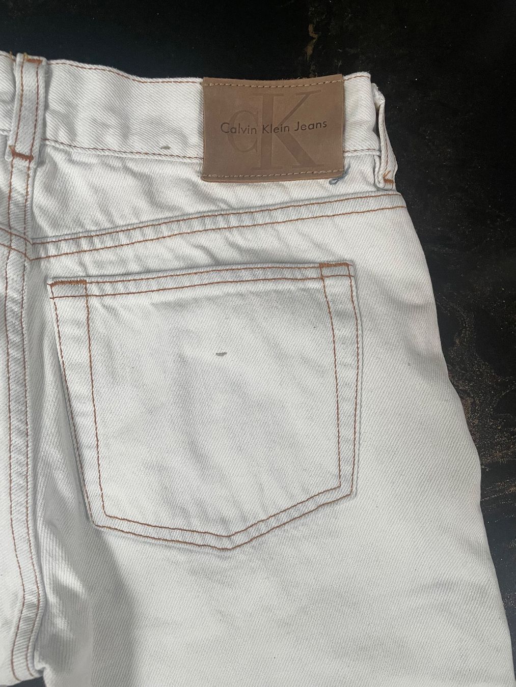 Calvin Klein Jeans: Jeans Calvin Klein Vintage W26 white – Gebraucht aus Minusio von Pink222 1