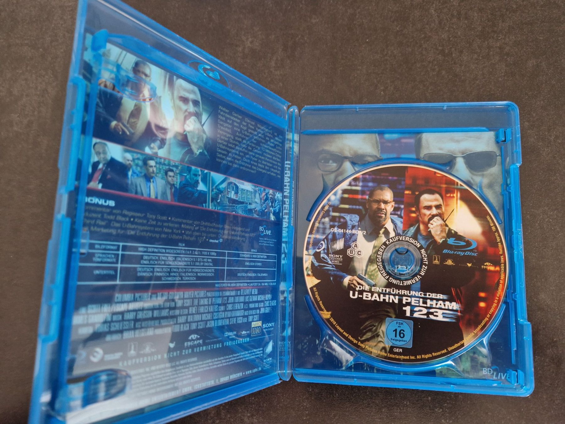 Tutti i DVDs: U-Bahn Pelham 123 Blu-Ray Topzustand – Usato da Buchs SG venduto da Herc01 1