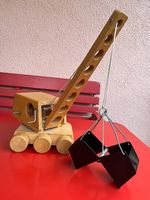 Holzspielzeug Bagger