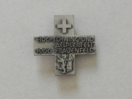 ESAF Abzeichen Eidg. Schwingfest  Frauenfeld 1966 Schwingen