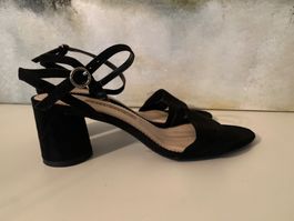 Zara Sandalen schwarz, 38