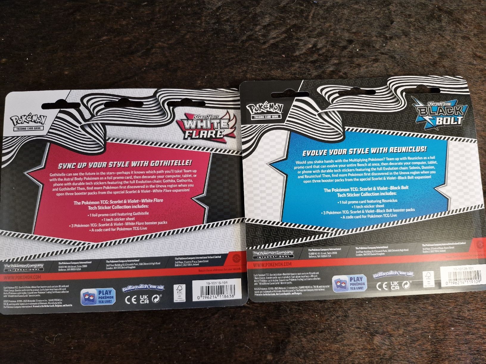 Pokémon Carte collezionabili: artset tech stickers collection Black Bolt & white bold – Nuovo e nell'imballaggio originale da Cudrefin venduto da Jnini12 3