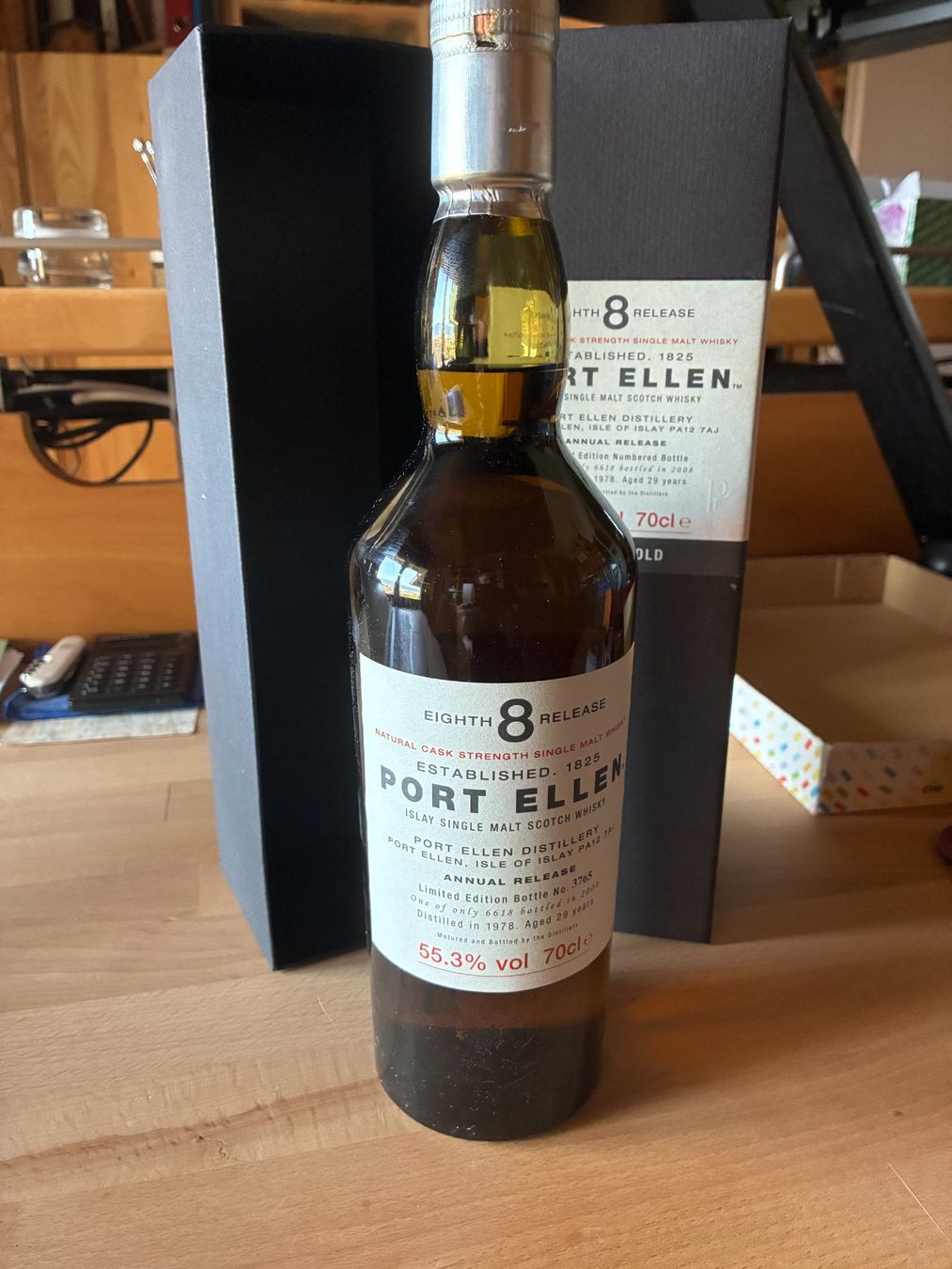 Port Ellen Bevande alcoliche: Whisky Port Ellen 8nd Release 29ans 55,3% – Nuovo e nell'imballaggio originale da Cernier venduto da Obelix59 2