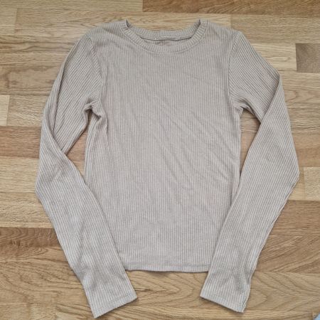 Langarm beige braun Gr. S New Yorker
