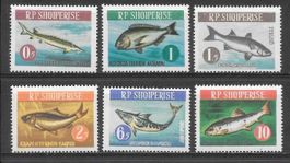 Albanien Serie 809 - 814 Fische * 26.2.1964