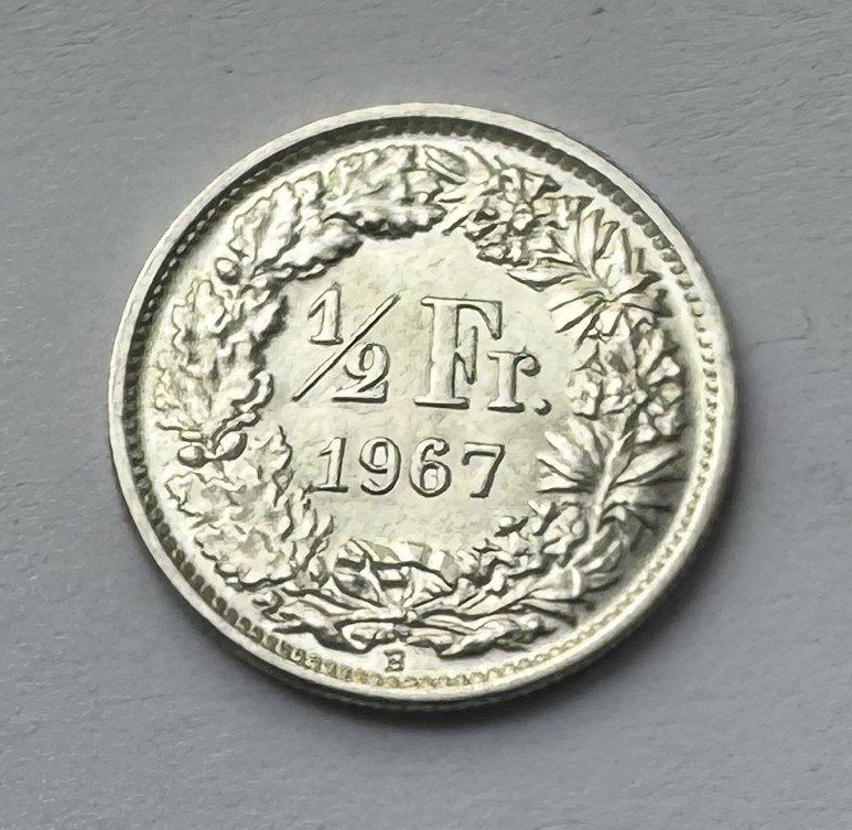 Toutes les monnaies: 1867 50 Rappen Silber ab Fr. 1.- – Neuf (Voir description) à Kirchberg SG par Helveticus00