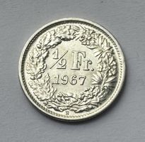 1867 50 Rappen Silber ab Fr. 1.-