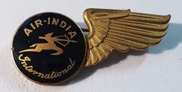 AA408 - Alte Brosche AIR INDIA International Flügel Pilot