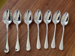 Lot 12 petites cuillères à soupe Christofle collection Boréal