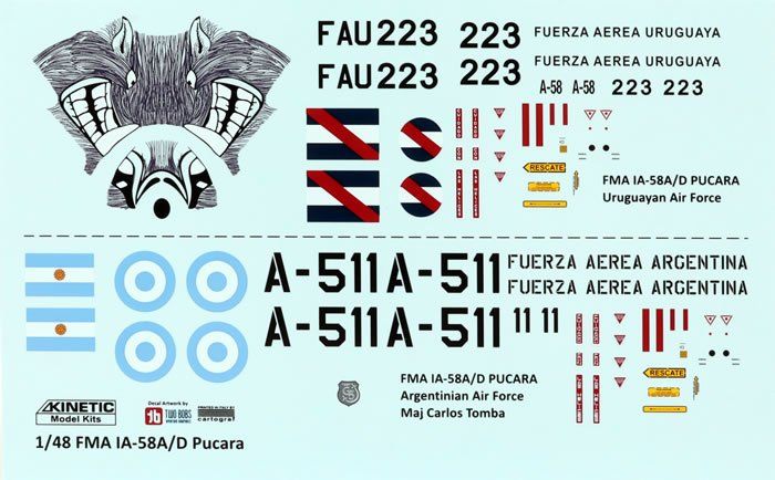 Kit di modellismo & Modellini statici: FMA IA58 Pucará 1/48 – Nuovo e nell'imballaggio originale da Bözen venduto da jackieoh 5