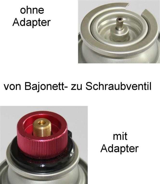 Laufwerke & Adapter: Gaskartuschen Adapter Bajonett- zu Schraubventil – Neu (gemäss Beschreibung) aus Kirchdorf AG von Apost008