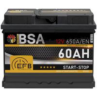 BSA EFB Autobatterie 60Ah 12V