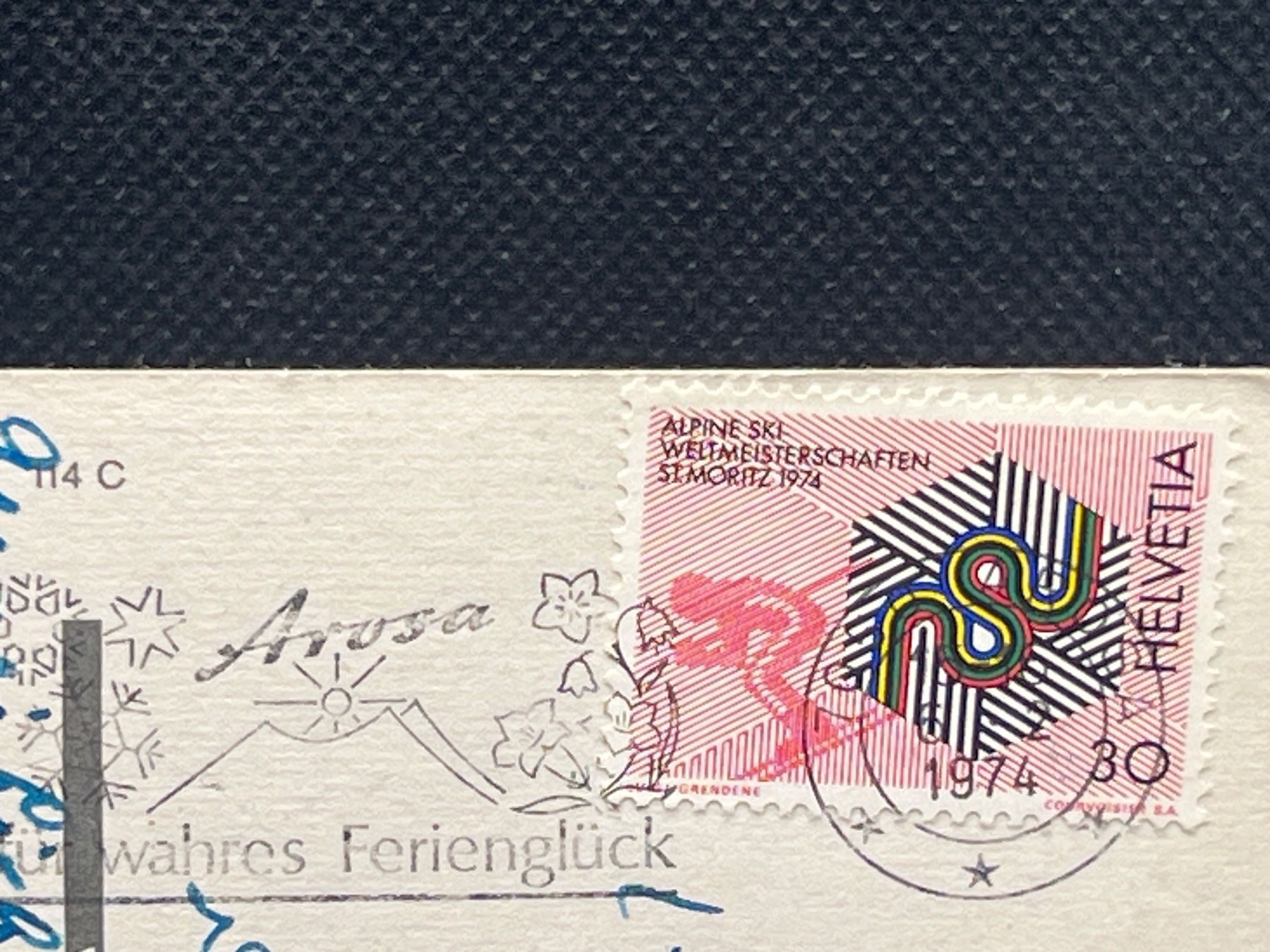 Cartoline postali: Arosa, 1800m – Usato da Widnau venduto da Brusi9 1