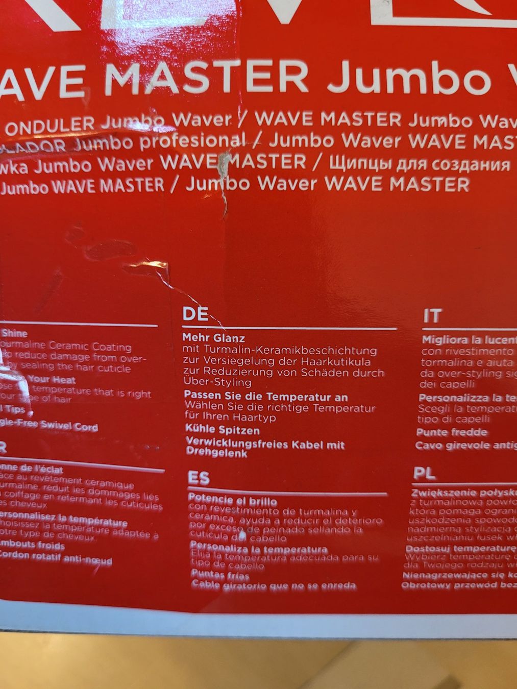 Revlon Piastre & Arricciacapelli: Revlon Wave Master Jumbo Lockenstab Welleneisen – Nuovo e nell'imballaggio originale da Zug venduto da Leuen01 2