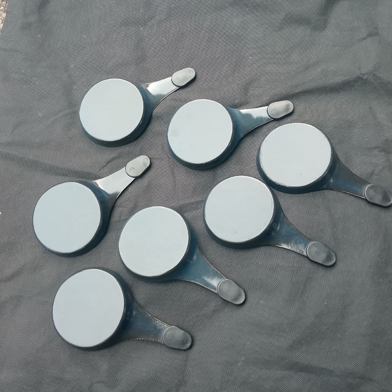 Padelle: 7 x Raclette Pfännchen, rund, weiss – Usato da Luzern venduto da toenu23 5