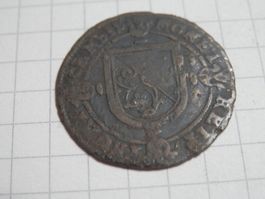 Zürich 1 Schilling, 1745  Rarität! Billon, 1,21g, 20mm
