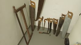 12 verschiedene Antike Sägen 