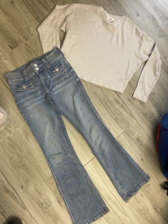 H&M Jeans und Pullover Set, Gr.146, Top Zustand
