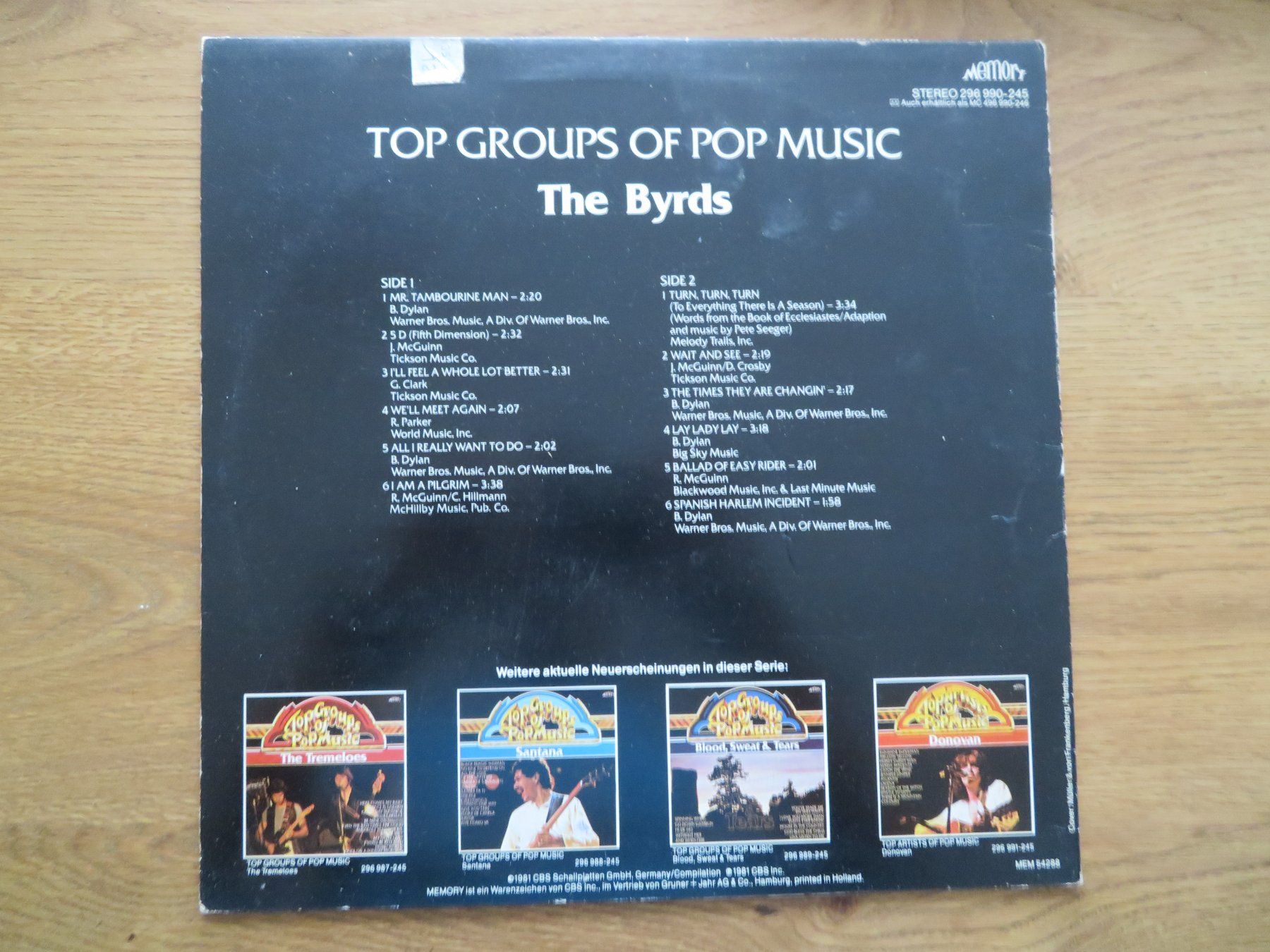 Dischi in vinile: THE BYRDS – Nuovo (secondo la descrizione) da Zürich venduto da max_cp5f 1