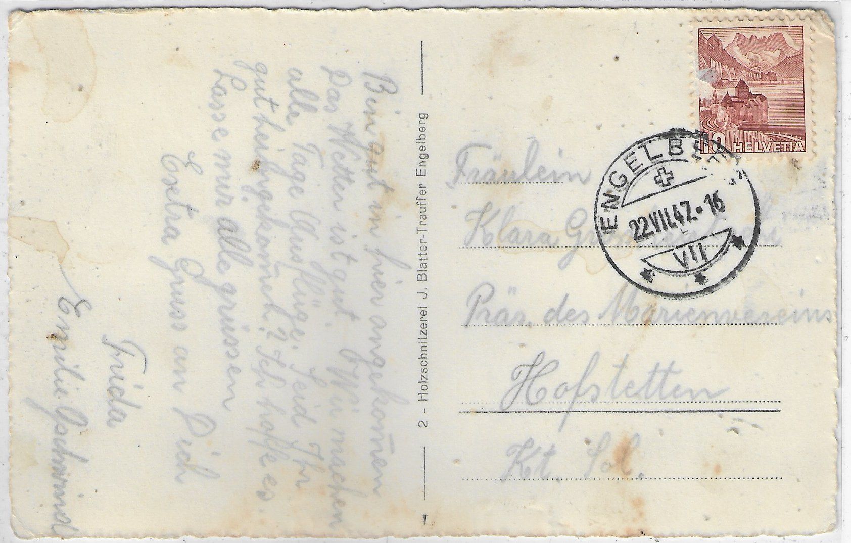 Cartes postales: Engelberg - Generalansicht – D'occasion à Ettingen par Kartenplanet 1
