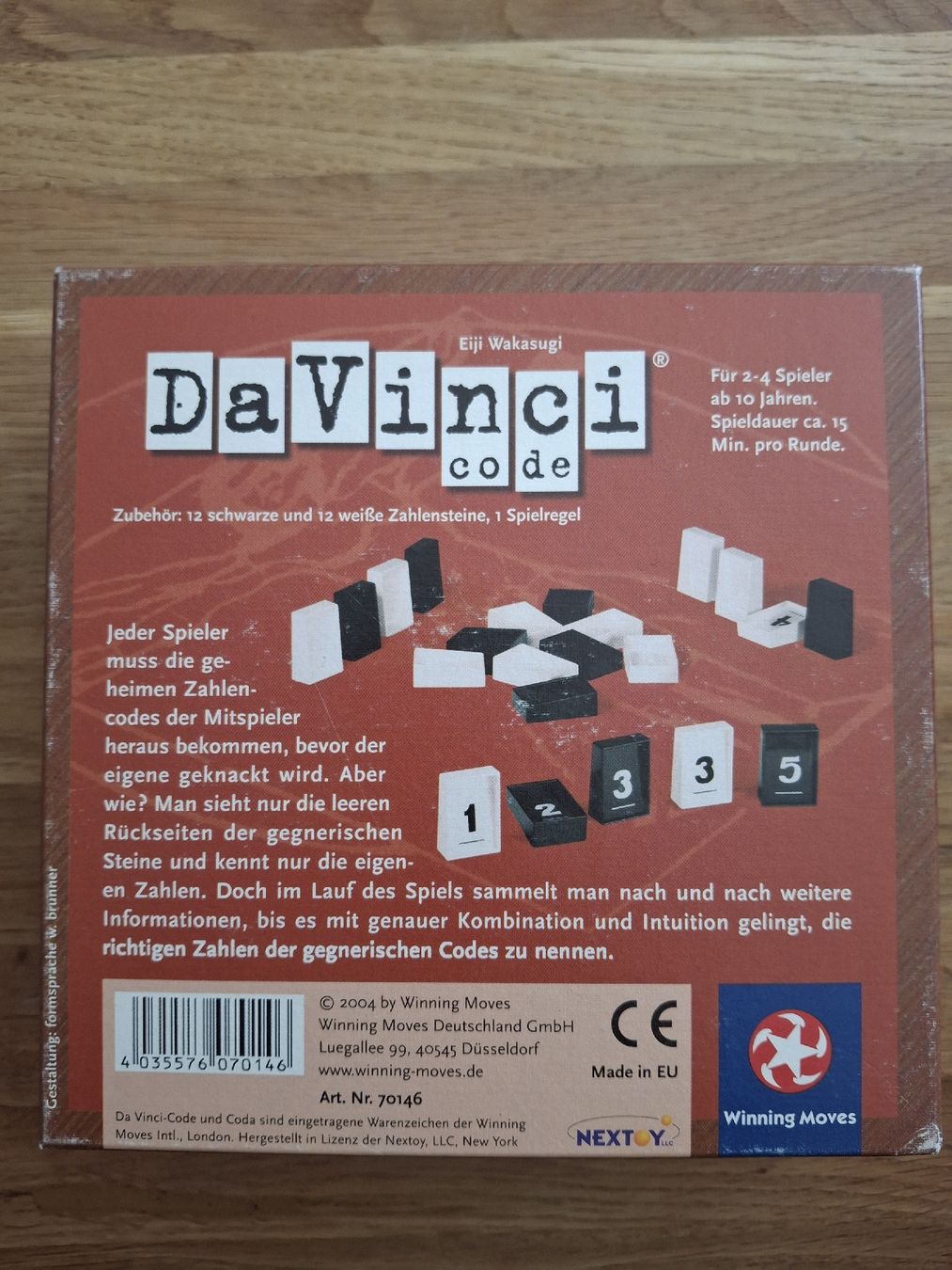 Jeux: DaVinci Code – D'occasion à Zürich par Vordermannd86 1