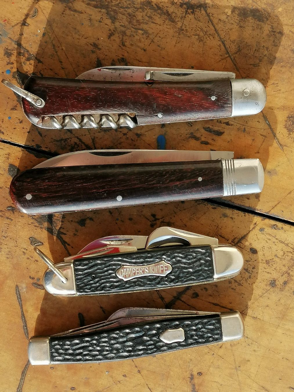 Taschenmesser: ALTE SAMMLERMESSER VIER STÜCK – Gebraucht aus Maschwanden von OliverM05 2