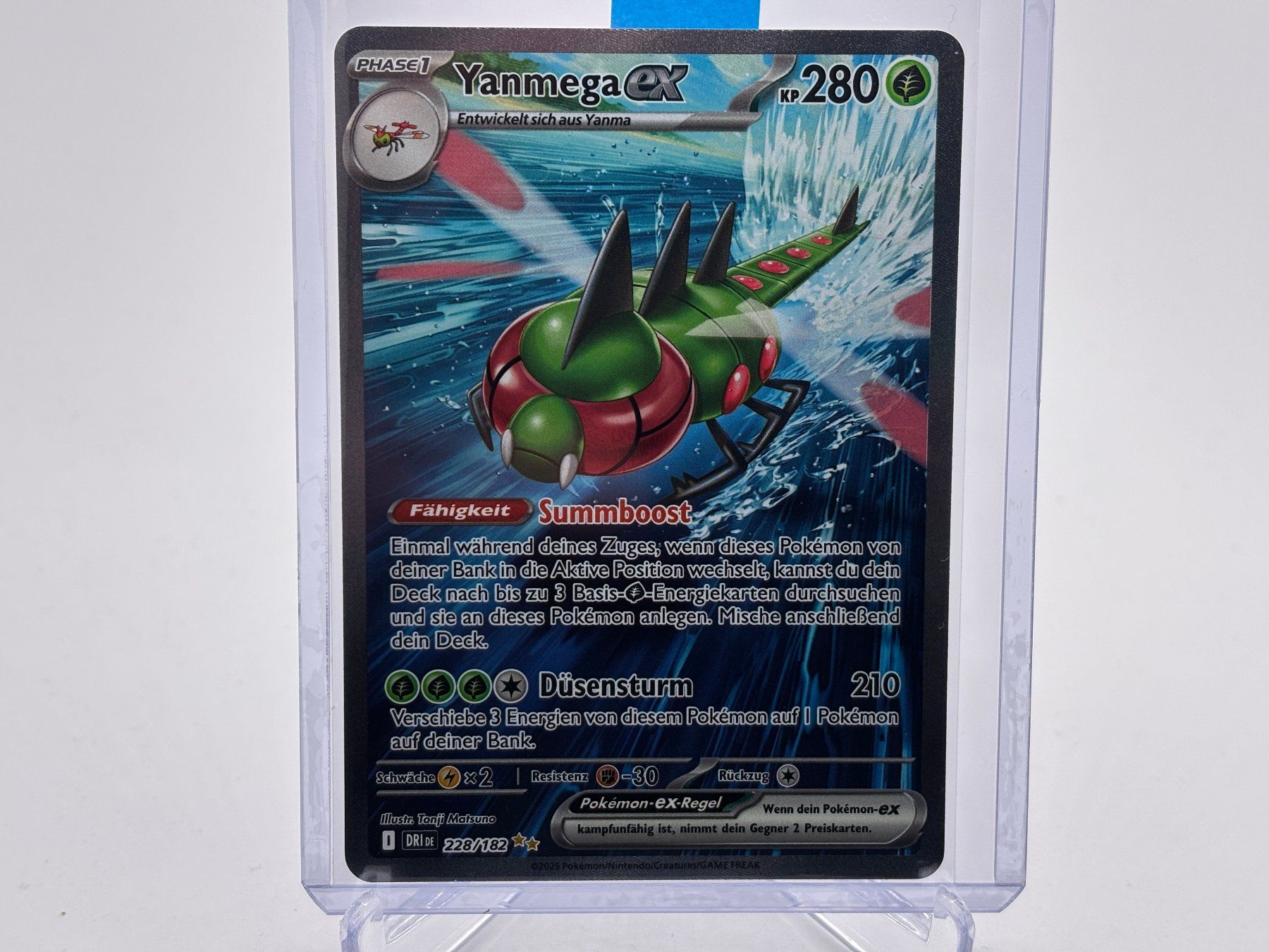Pokémon Sammelbilder & Trading cards: Ewige Rivalen - Yanmega ex  (DRI 228) - DE – Neu (gemäss Beschreibung) aus Allschwil von Bullach