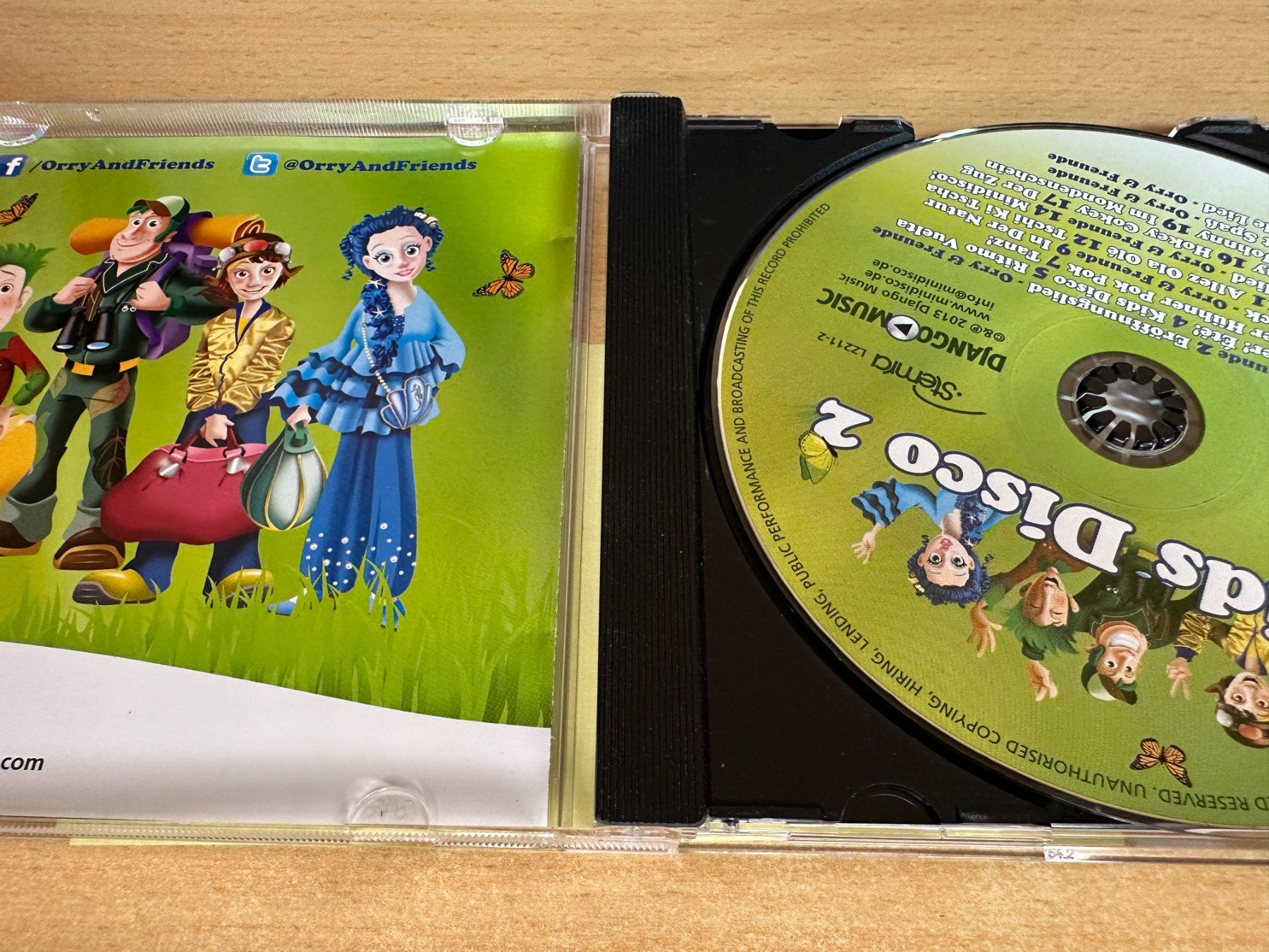 CDs: K1 Orry & Friends - Kids Disco 2 – Gebraucht aus Rikon im Tösstal von Alpenmutz 2