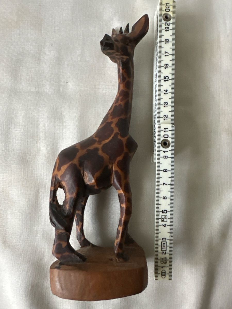 Figuren: Holz Giraffe, Handarbeit, Deko Objekt, Geschenkidee! – Gebraucht aus Zürich von Chaeffeler 3