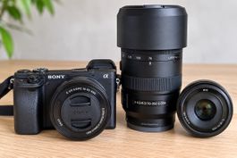 Sony Alpha a6400 Komplettset ( diverses Zubehör)