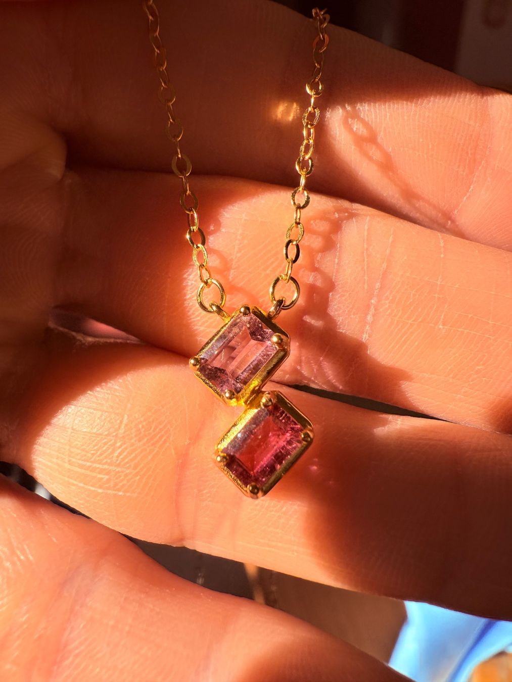 Catenine: Collier Duo de Tourmalines – Nuovo e nell'imballaggio originale da St-Maurice venduto da Sandrinette123 3