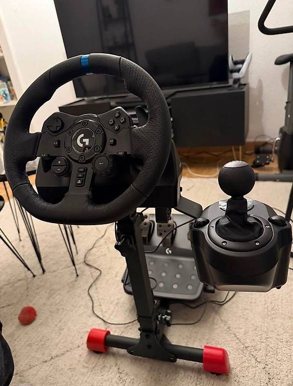 Controller: Kit LOGITECH G923 + Support volant pliable  – Neu und originalverpackt aus Thônex von dat_5srn