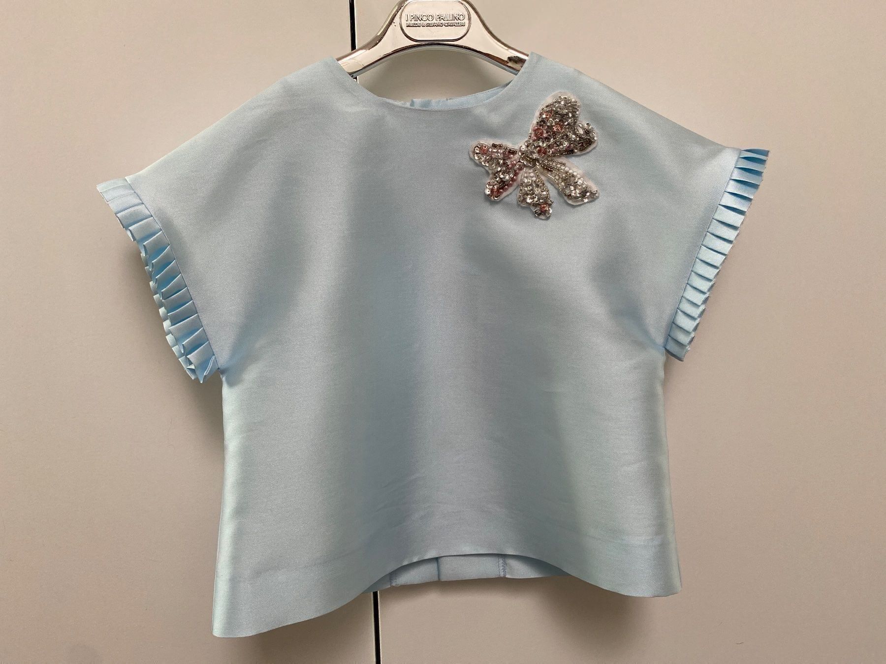Camicette, T-shirt & Top: NEU Mi Mi Sol Top, Gr.116, hellblau – Nuovo e nell'imballaggio originale da Adliswil venduto da mun_k9pf