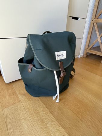 Rucksack Ölend dunkelgrün Canvas