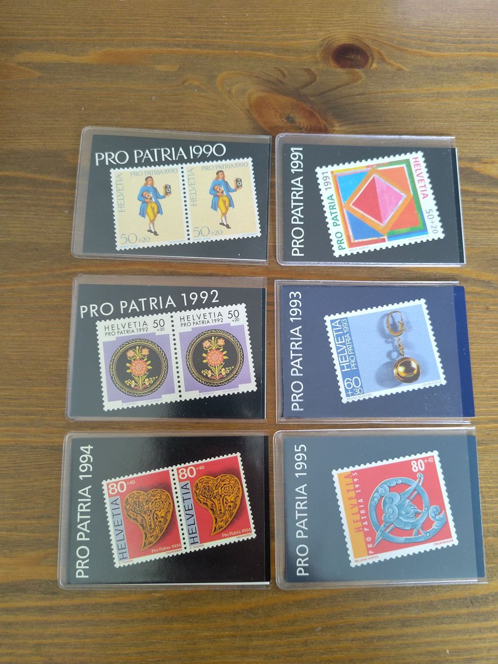 Tutti i francobolli: 6x Pro Patria Markenheftchen postfrisch (1990 - 1995) – Nuovo (secondo la descrizione) da Wohlen AG venduto da gnabbr