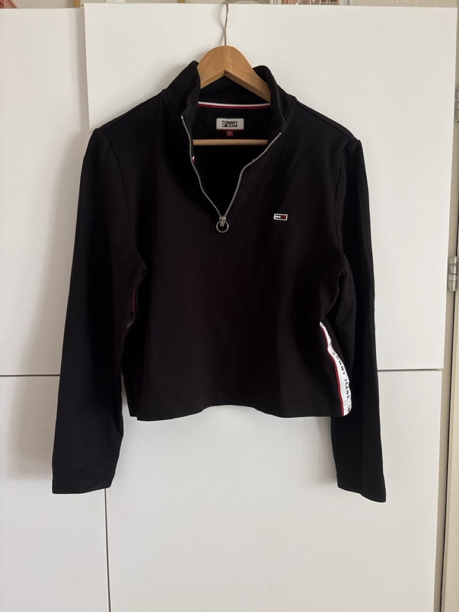 Tommy Hilfiger Maglioni & Felpe: Tommy Hilfiger Pull Noir Zippé Taille L - ! – Nuovo (secondo la descrizione) da Pully venduto da kaba07