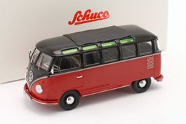 VW T1b Bulli Samba Bus 1960-1963 dunkelrot / schwarz    1:32