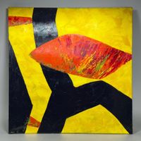 Francisco ARENAS MARTIN - Peinture abstraite spatule sur lin