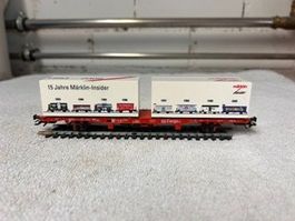Märklin Insider Containerwagen DB Cargo H0 54339 Rarität