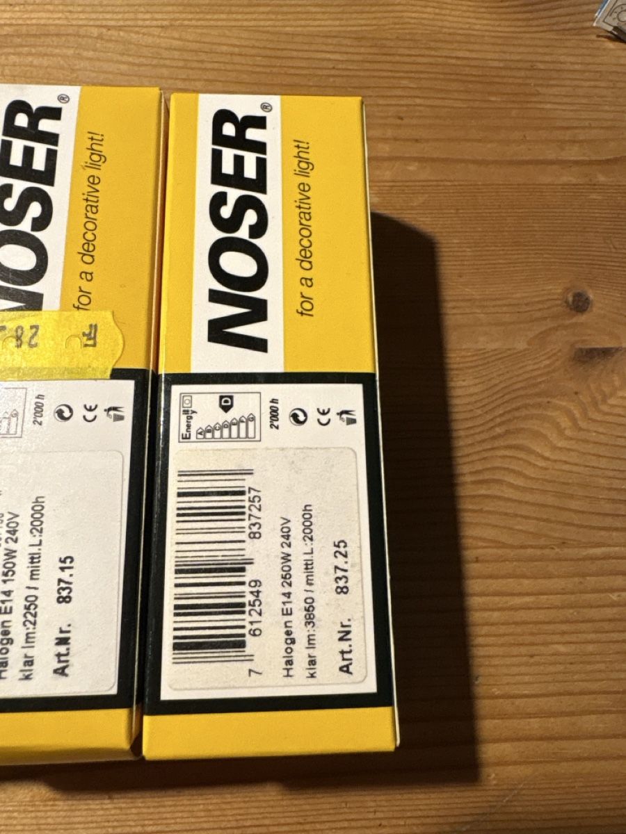 Lampade: Noser Halogen E14 5Stk – Nuovo e nell'imballaggio originale da Wittenbach venduto da kramerei.vanessa 2