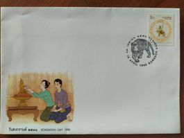 Thailand (-35%) - Songkran FDC 1998