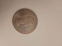 Grossbritannien 1965 Commemorative Crown Churchill / Queen