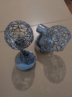 Lot de 2 appliques murales métal  Très bon état