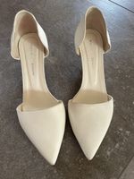 Proenza Schouler Kitten Heel Leder Weiss Grösse 38