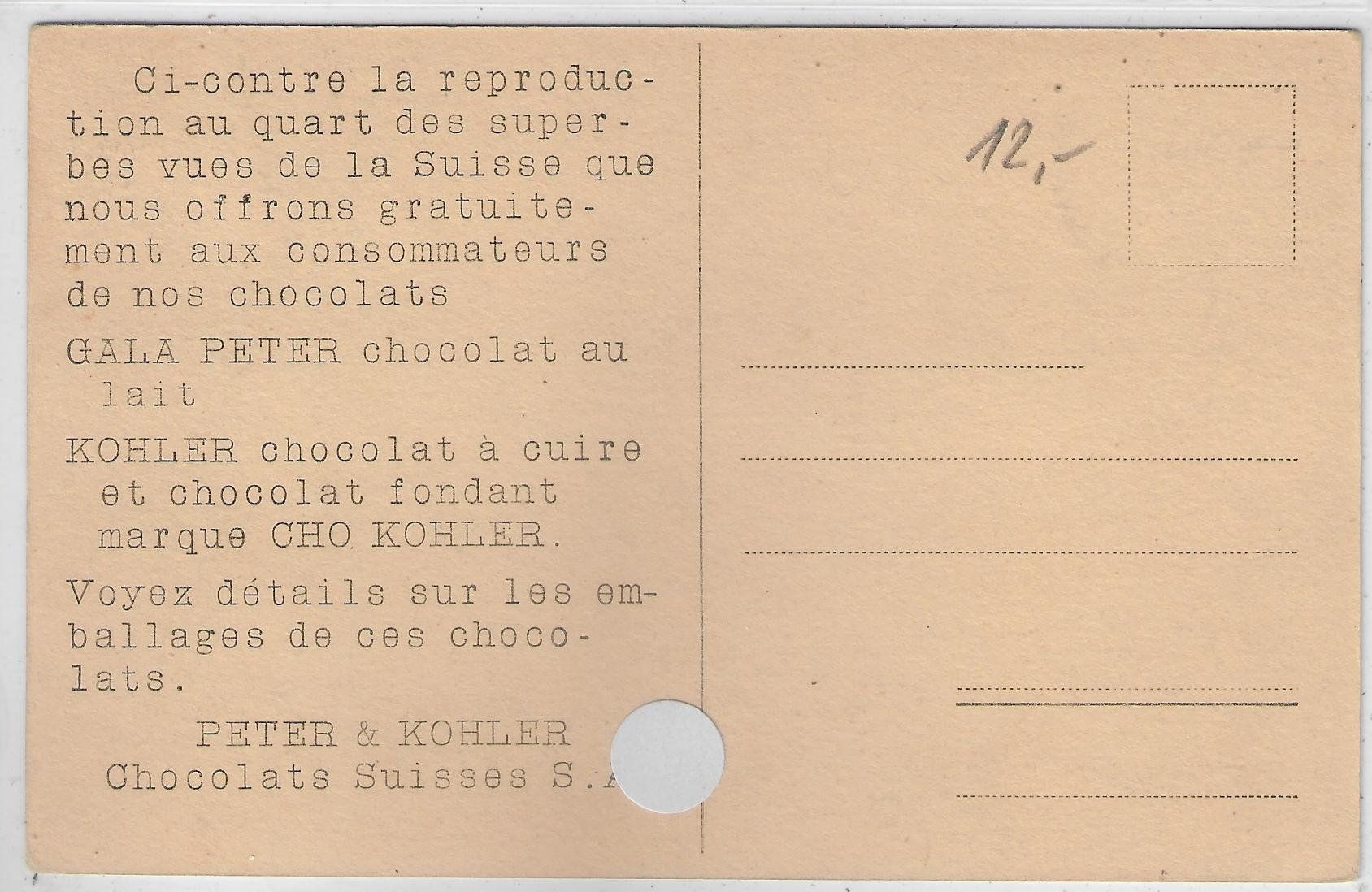 Cartoline postali: Chapelle de Tell - Ruderboot – Usato da Ettingen venduto da Kartenplanet 1