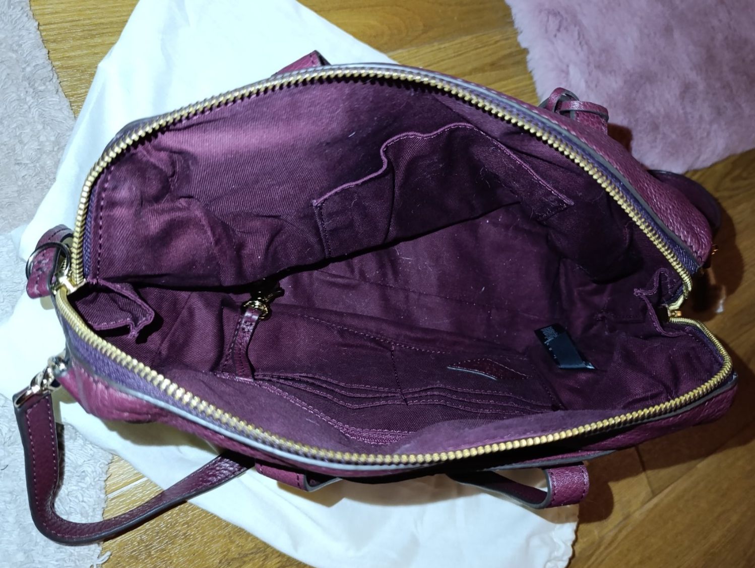 Fossil Borse da donna: Handtasche Fossil, dunkelrot – Usato da Silvaplana venduto da Suomi3101 7