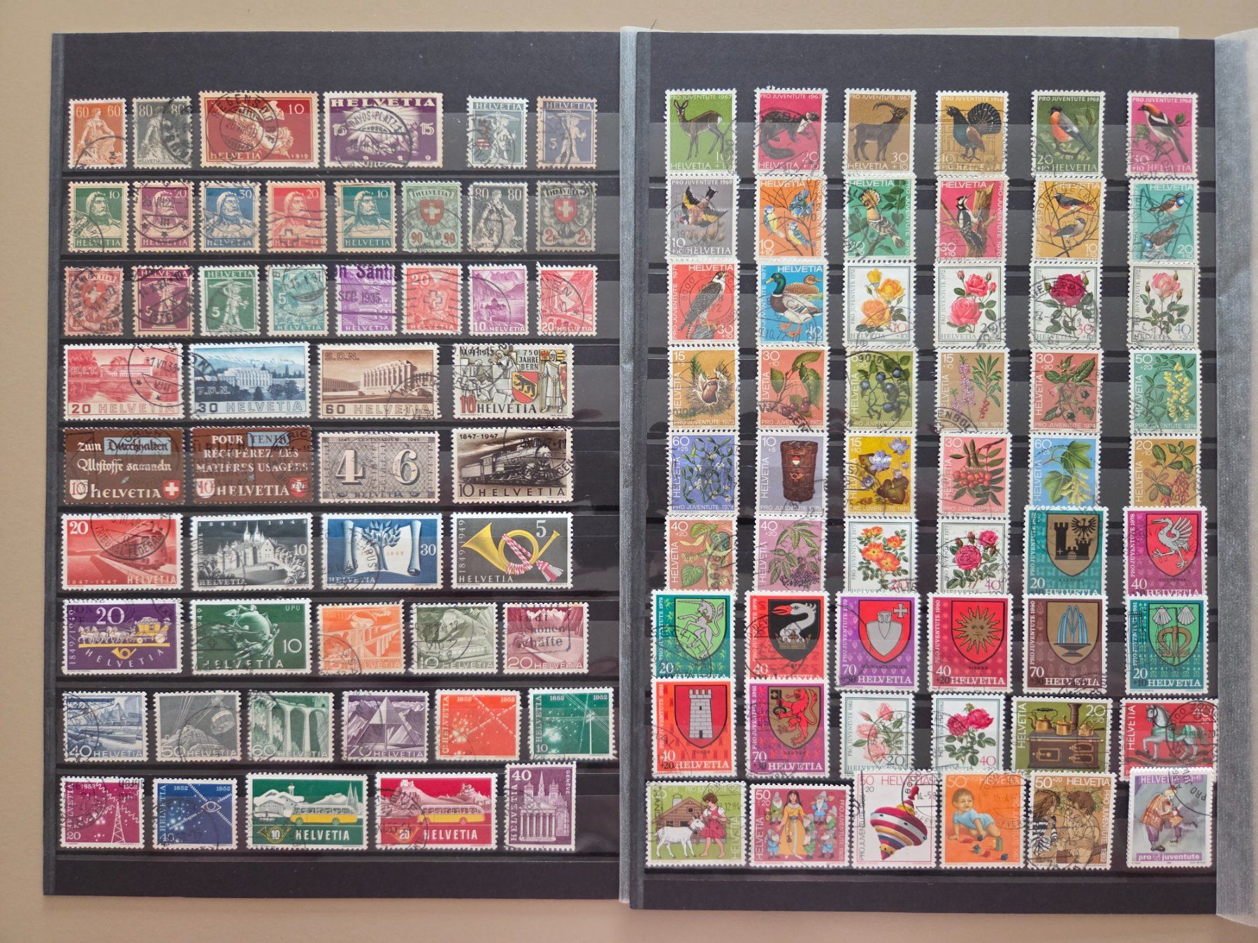 Tutti i francobolli: Bunt gemischte Schweizer Briefmarken – Usato da Wilen b. Wollerau venduto da 4banger 1